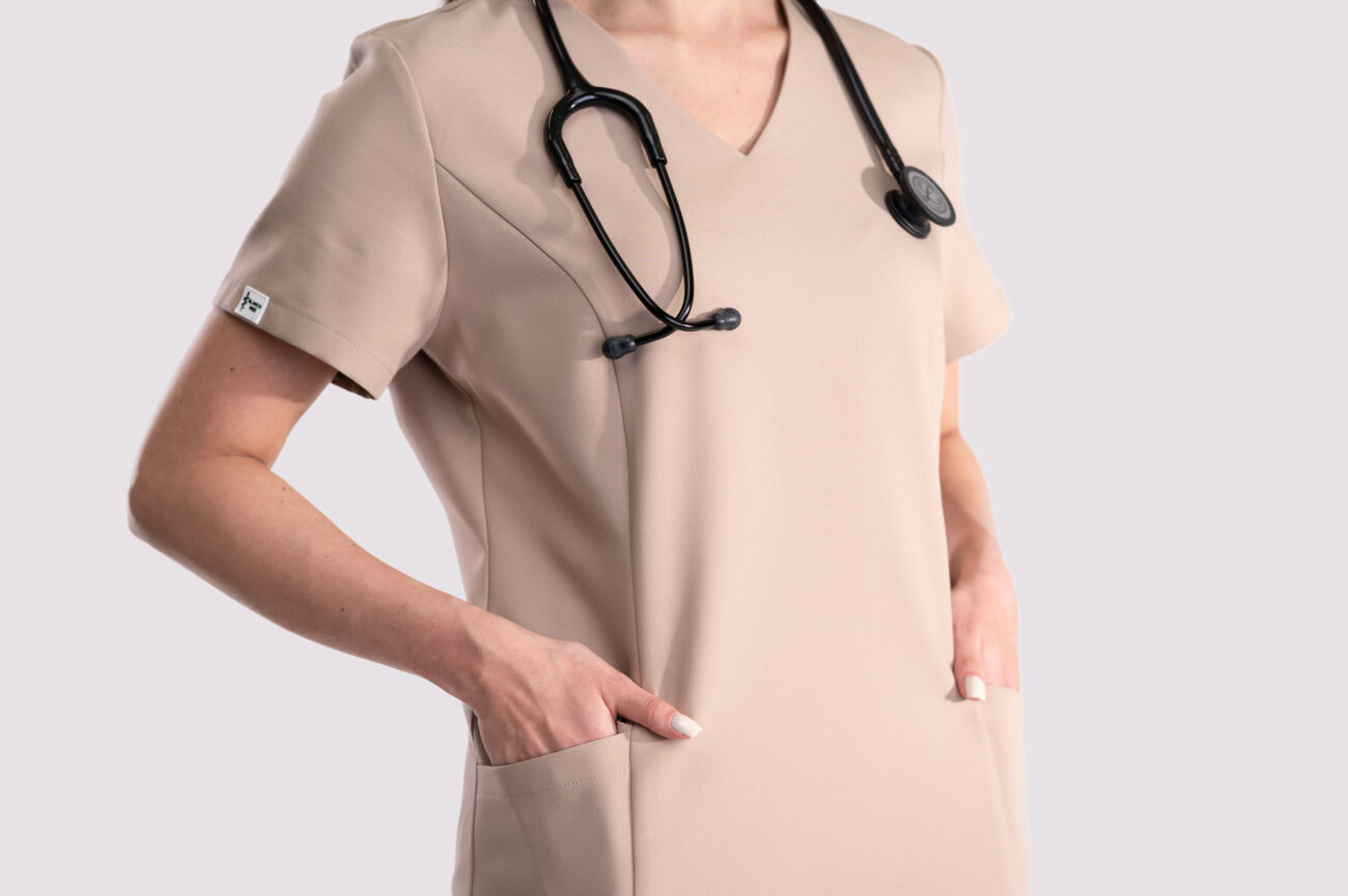 bluza medyczna clever comfort beż bluza medyczna clever comfort beż