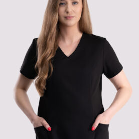 bluza medyczna damska clever comfort czarny