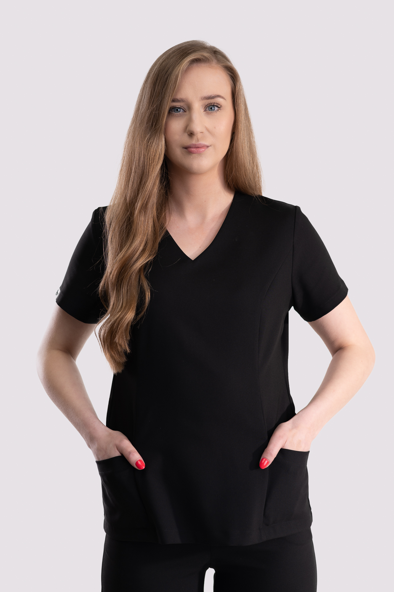 Bluza medyczna damska Clever Comfort Premium czarna