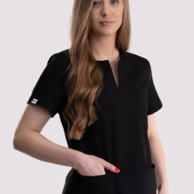 bluza medyczna damska modern comfort czarna