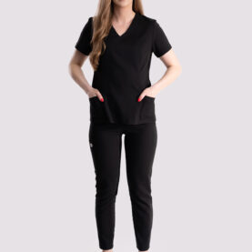 komplet medyczny damski clever comfort czarny