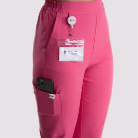 spodnie damskie clever comfort róż 