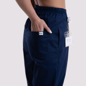 spodnie medyczne damskie comfy professional granat 3