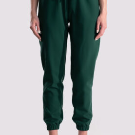spodnie medyczne damskie jogger comfort zieleń