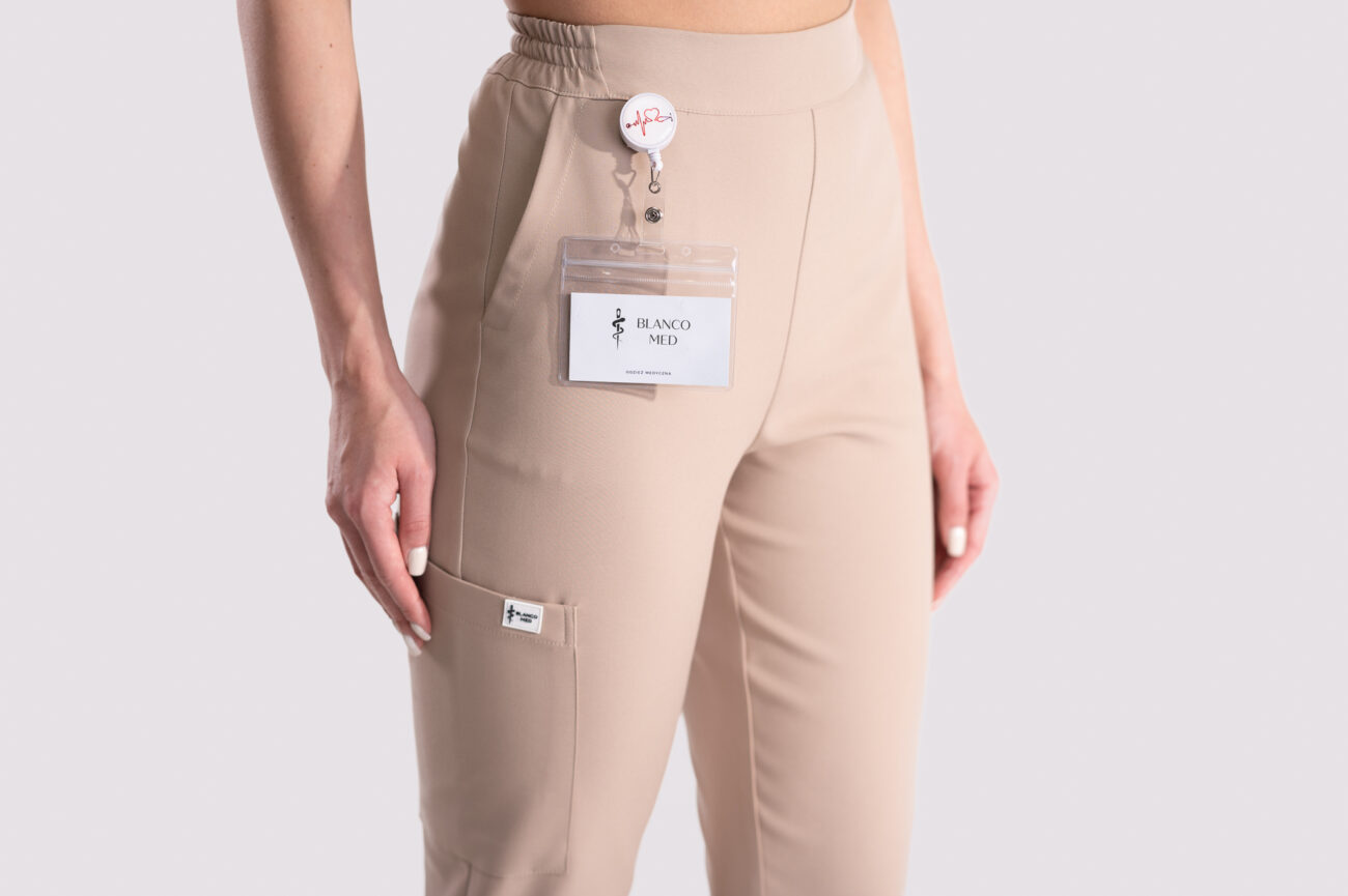 spodnie damskie elegance comfort beż spodnie damskie elegance comfort beż
