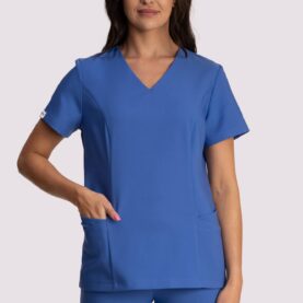 bluza medyczna damska clever comfort niebieski