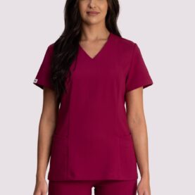spodnie medyczne damskie elegance comfort bordowe