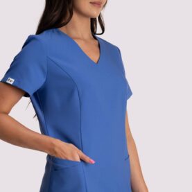 bluza medyczna damska clever comfort niebieski