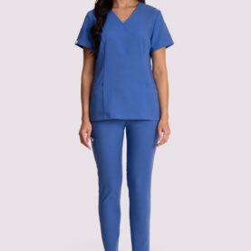 bluza medyczna damska clever comfort niebieski
