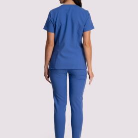 bluza medyczna damska clever comfort niebieski