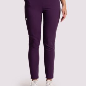 spodnie medyczne damskie elegance comfort fioletowe