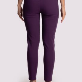 spodnie medyczne damskie elegance comfort fioletowe