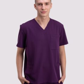 bluza medyczna męska active proline fioletowy plum perfect