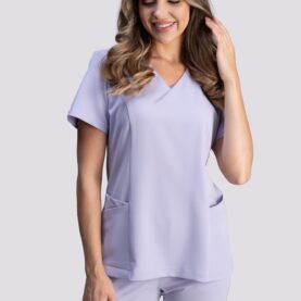 bluza medyczna damska clever proline liliowy violet mist
