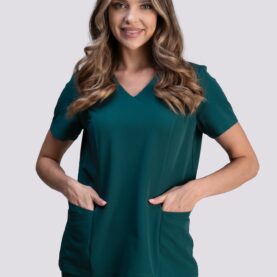 bluza medyczna damska clever proline zielona forest green