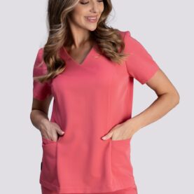bluza medyczna damska clever proline czerwony strawberry sorbet