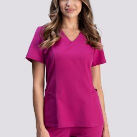 bluza medyczna damska clever proline deep magenta
