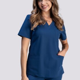bluza medyczna damska smart proline granatowy royal blue
