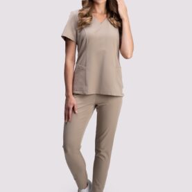bluza medyczna damska clever proline beżowy cafe cream