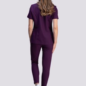 bluza medyczna damska clever proline fioletowy plum perfect