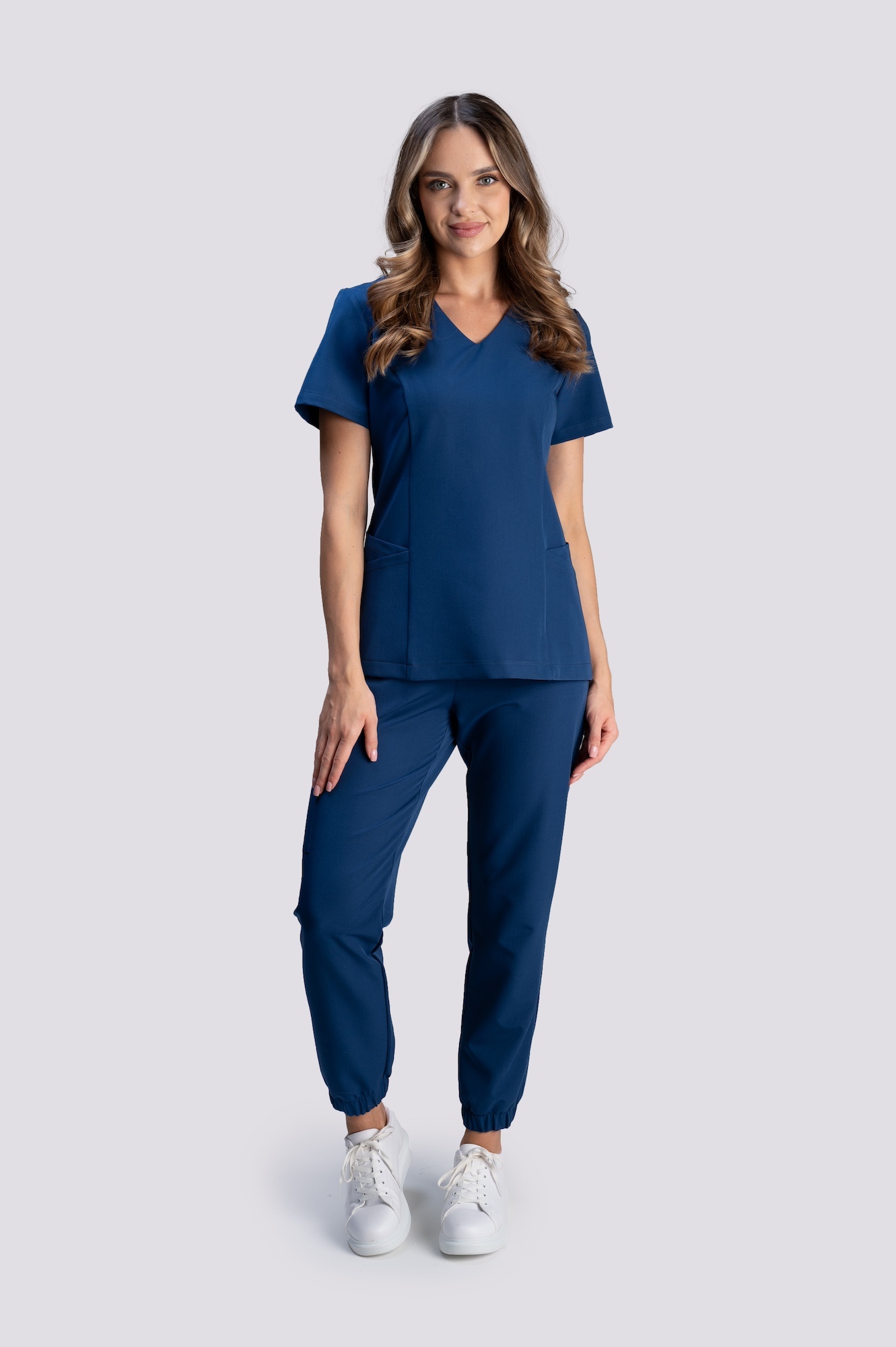 bluza medyczna damska clever proline granatowy royal blue