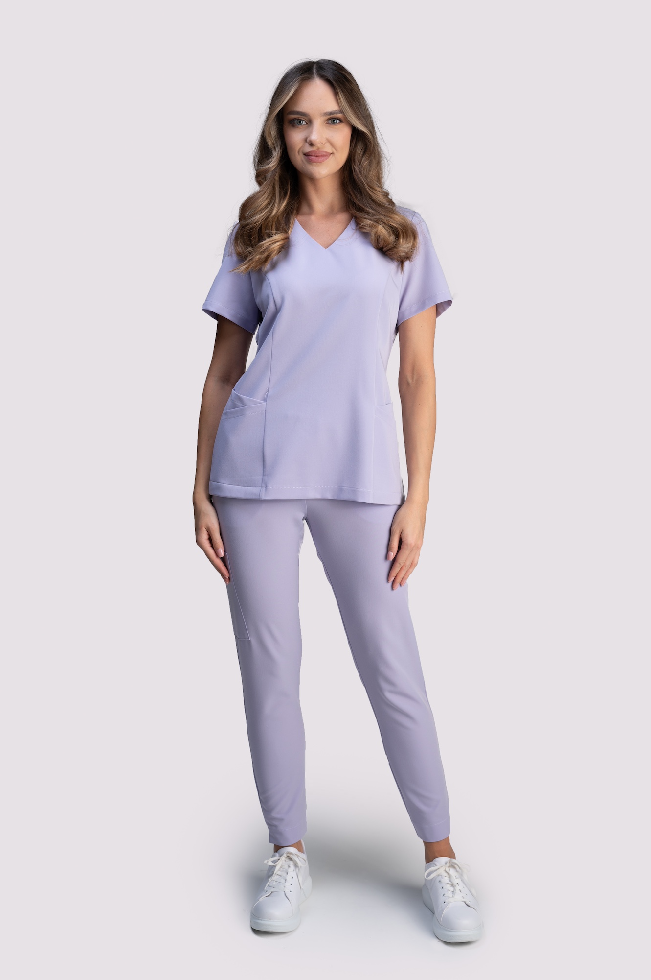 bluza medyczna damska clever proline liliowy violet mist