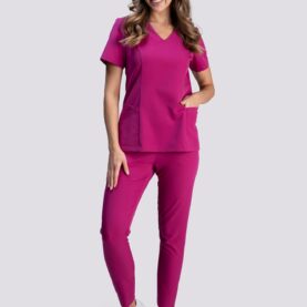 bluza medyczna damska clever proline deep magenta