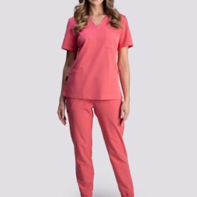 bluza medyczna damska smart proline czerwony strawberry sorbet