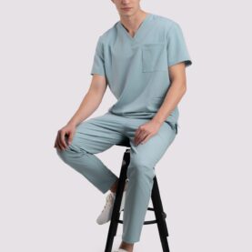 bluza medyczna męska active proline popielaty błękit ash blue