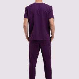 bluza medyczna męska active proline fioletowy plum perfect