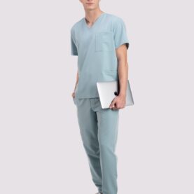 bluza medyczna męska active proline popielaty błękit ash blue