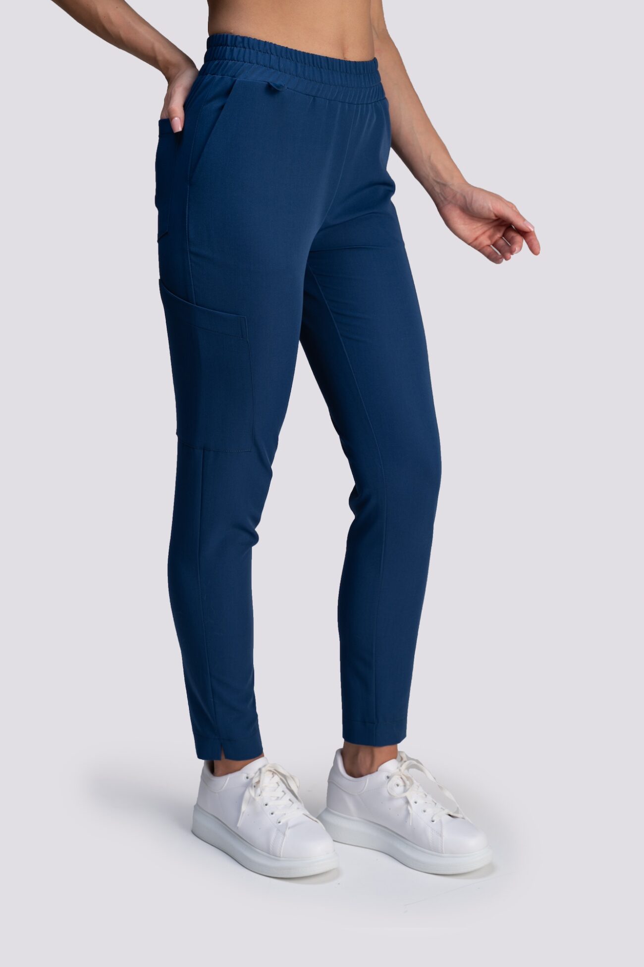 spodnie medyczna damskie comfy proline granatowe bluza medyczna damska smart proline granatowy royal blue