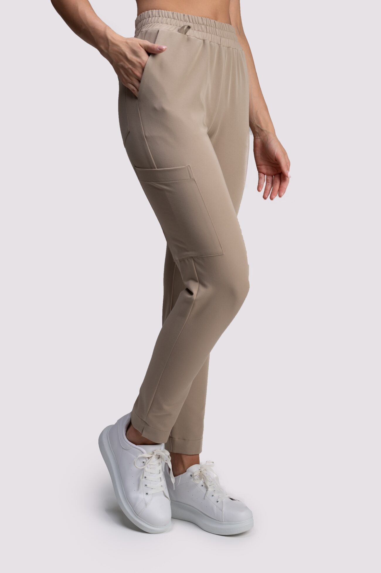 spodnie medyczne damskie comfy proline beż bluza medyczna damska clever proline beżowy cafe cream