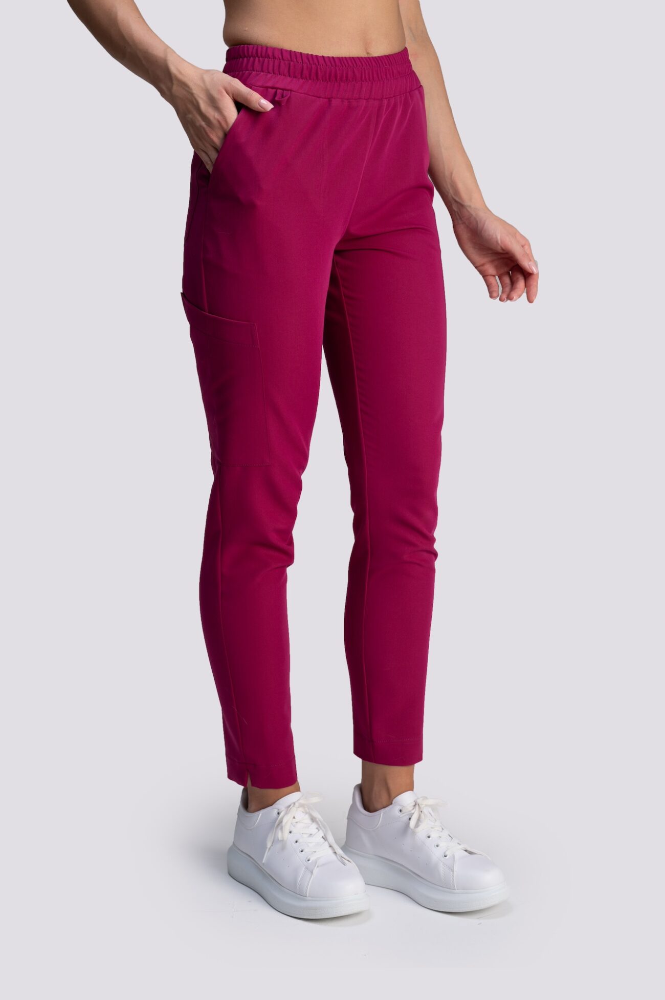 spodnie medyczne damskie comfy proline bordo spodnie medyczne damskie comfy proline bordowy ruby red