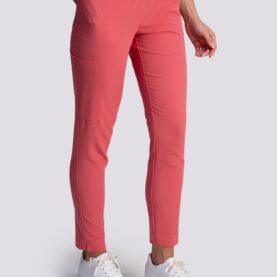 spodnie medyczne damskie comfy proline czerwony strawberry sorbet