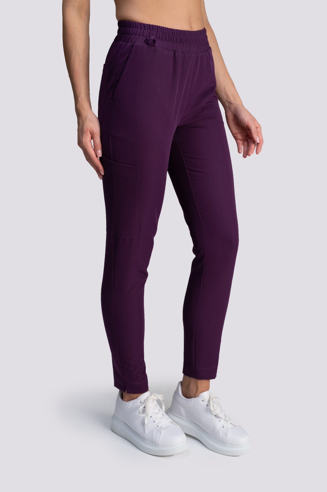 spodnie medyczne damskie comfy proline fioletowe bluza medyczna damska clever proline fioletowy plum perfect