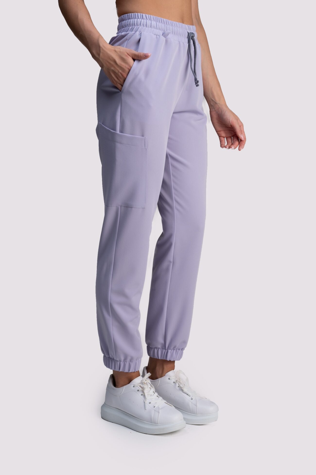 spodnie medyczne damskie jogger prolina lila spodnie medyczne damskie jogger proline liliowy violet mist