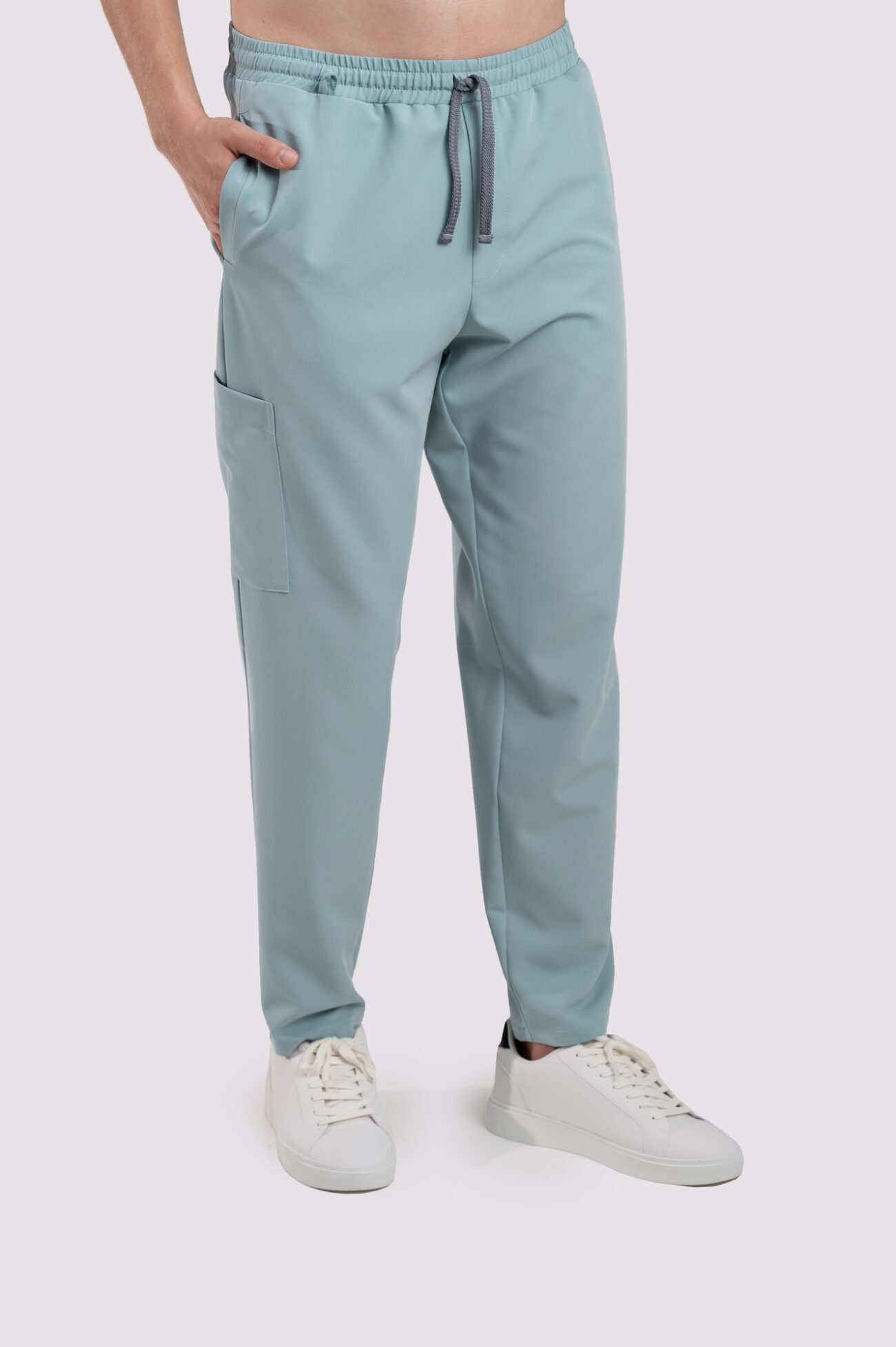 spodnie medyczne meskie simple proline ash blue bluza medyczna męska active proline popielaty błękit ash blue