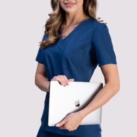 bluza medyczna damska smart proline granatowy royal blue