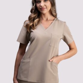 bluza medyczna damska smart proline beżowy cafe cream