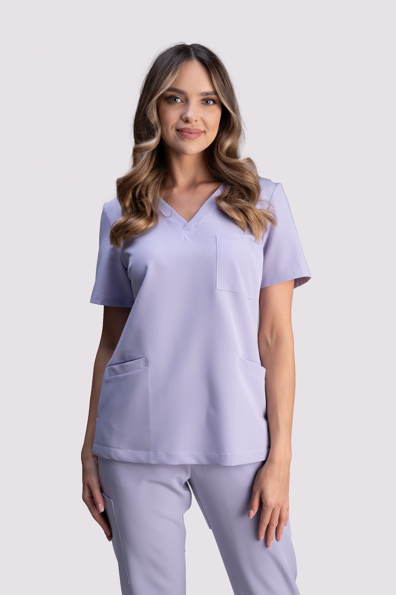 bluza medyczna damska smart proline liliowy violet mist