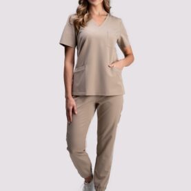 bluza medyczna damska smart proline beżowy cafe cream