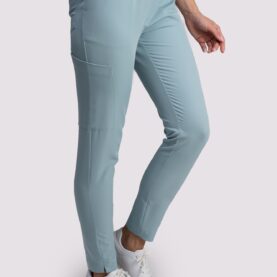 spodnie medyczne damskie comfy proline popielaty błękit ash blue