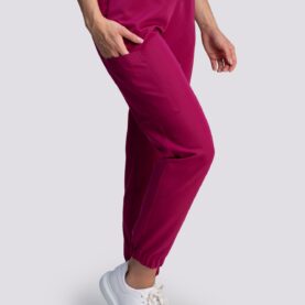 bluza medyczna damska smart proline bordowy ruby red