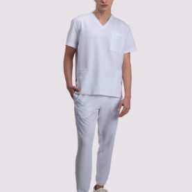 bluza medyczna męska active proline biały crystal white