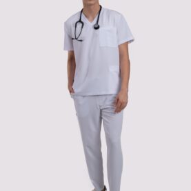 bluza medyczna męska active proline biały crystal white