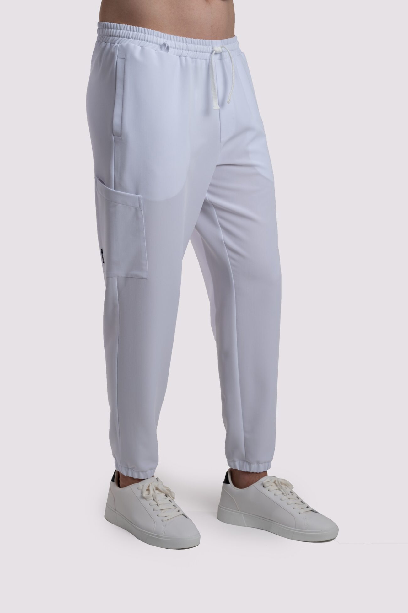 spodnie medyczne meskie jogger proline bialy bluza medyczna męska active proline biały crystal white