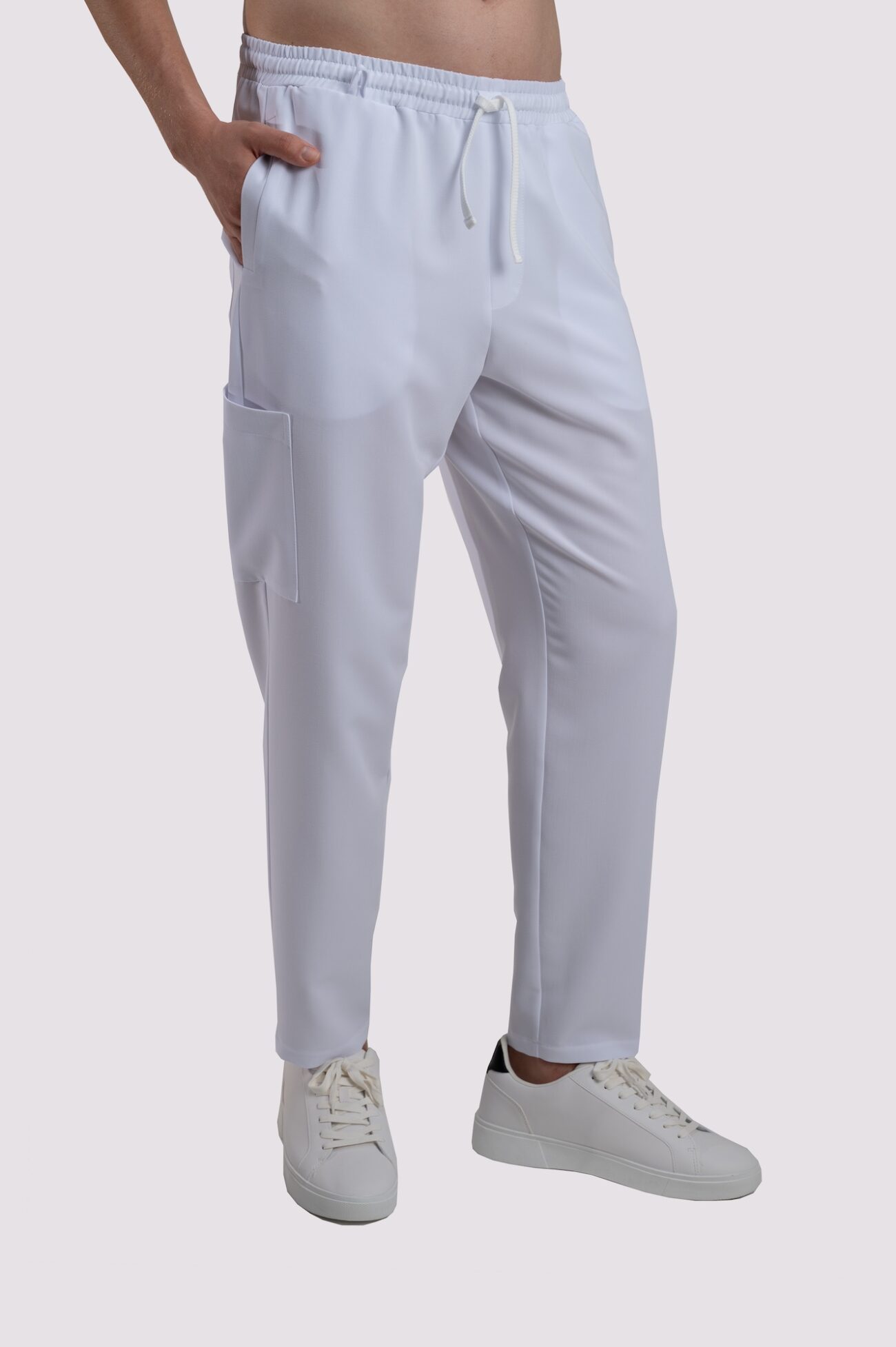 spodnie medyczne meskie simple proline bialy bluza medyczna męska active proline biały crystal white
