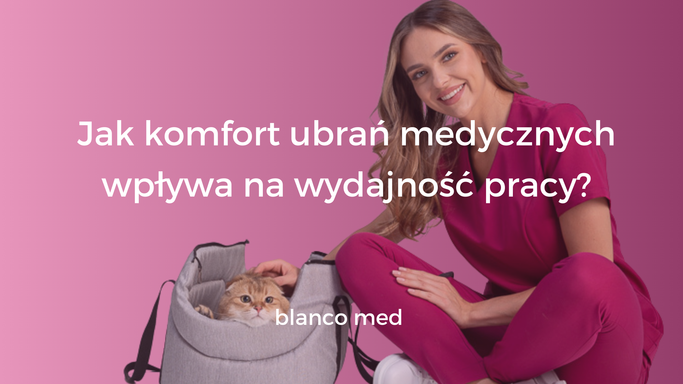 Profesjonalista medyczny w wygodnym uniformie Blanco Med pracujący w szpitalu.