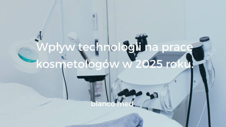 Kosmetolog używający nowoczesnego urządzenia do analizy skóry w gabinecie.